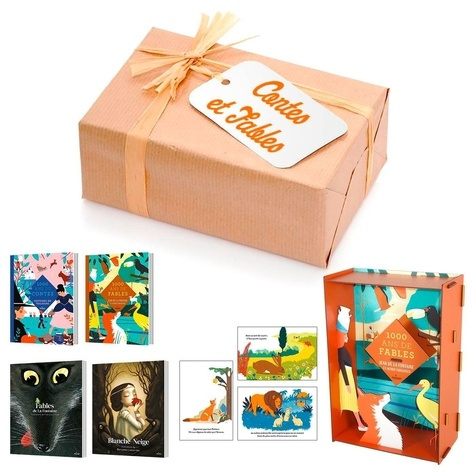 Colis 14 ex.   déco   lot de 15 primes Contes et fables MIL 2021