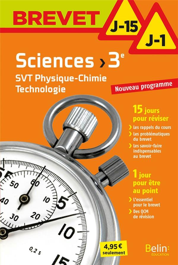 Sciences, SVT Physique-Chimie Technologie 3e