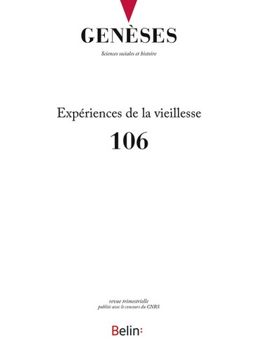Genèses N° 106 : Expériences de la vieillesse