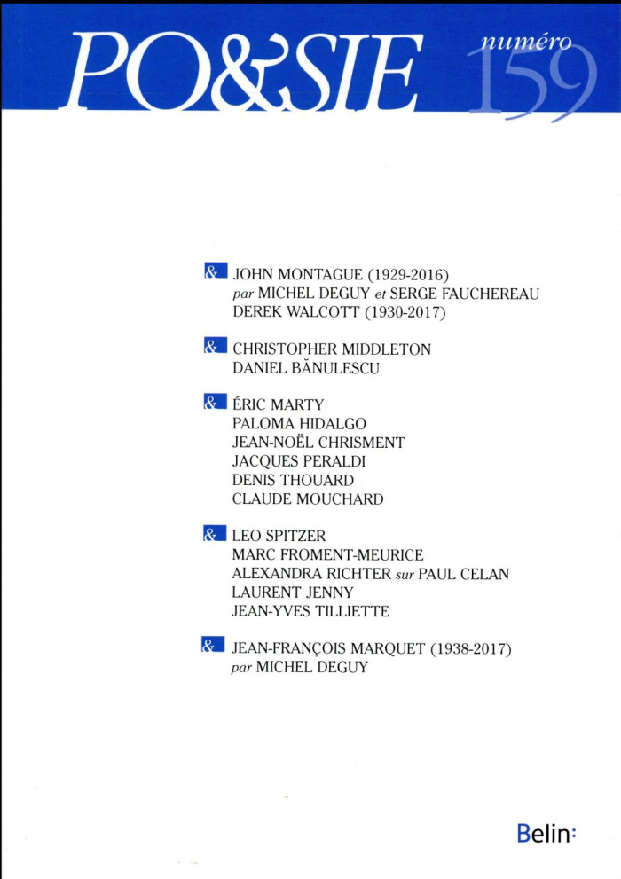 Po&sie N° 159