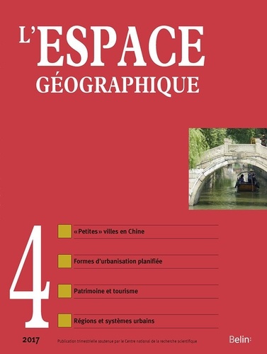 L'espace géographique N° 4/2017