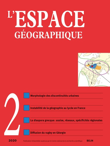 L'espace géographique N° 2 2020