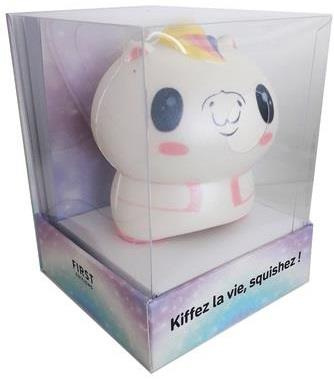 Coffret Kiffez la vie, squishez ! Le petit livre Kiffez la vie avec 1 squishy licorne à malaxer