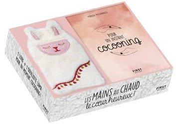 Coffret Les mains au chaud, le coeur heureux ! Avec 1 bouillotte lama