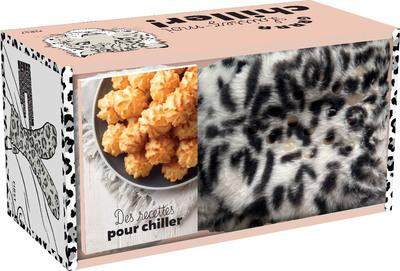 Grrrr, laissez-moi chiller ! Coffret avec 1 paire de chaussettes doudou et 1 livre de recettes gourm