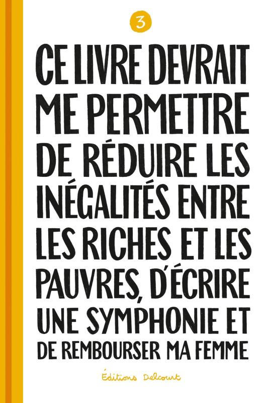 Ce livre devrait me permettre de réduire les inégalités entre les riches et les pauvres, d'écrire...