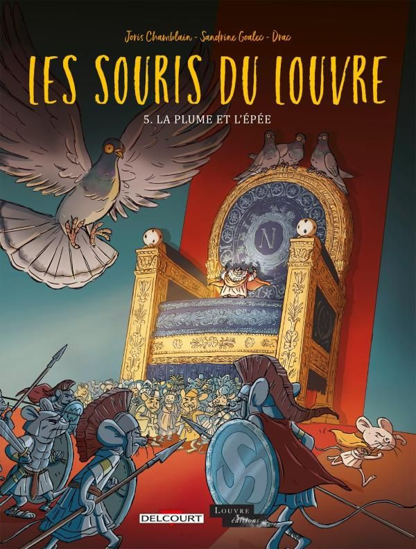 Les Souris du Louvre Tome 5 : La plume et l'épée