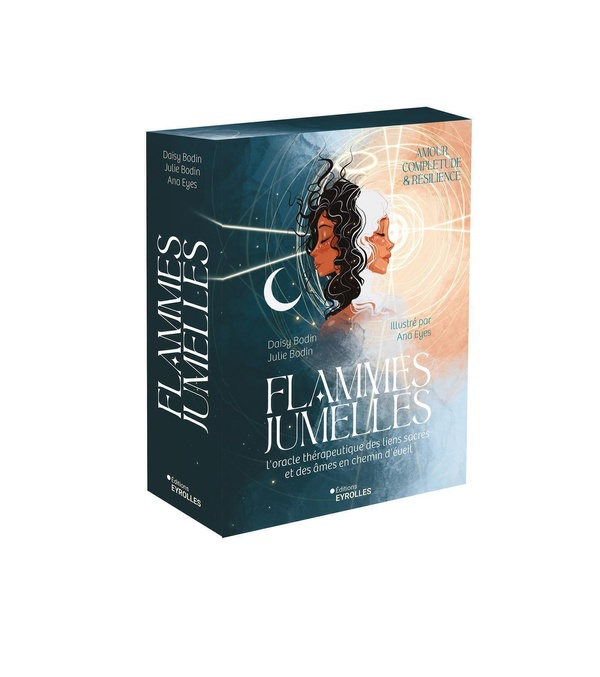 Flammes jumelles. L'oracle thérapeutique des liens sacrés et des âmes en chemin d'éveil : Amour, com