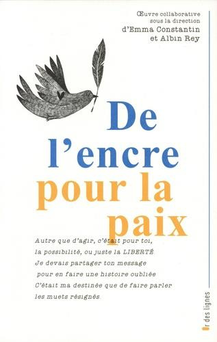 De l'encre pour la paix