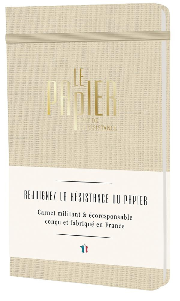 CARNET TOILE DU MARAIS A5 CREME - LE PAPIER FAIT DE LA RESISTANCE