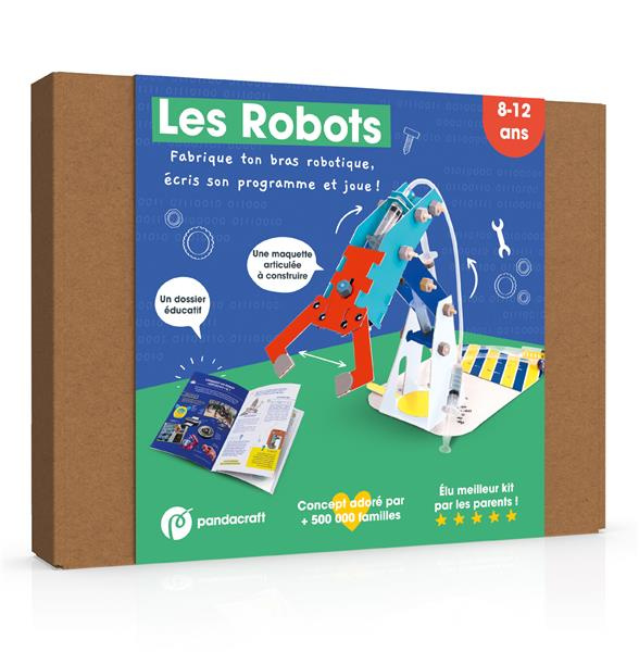 Les robots. Fabrique ton bras robotique, écris son programme et joue !