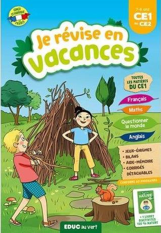 JE RÉVISE EN VACANCES DU CE1 AU CE2. Cahier de vacances 2022