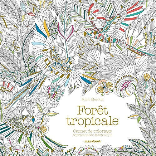 Forêt tropicale. Carnet de coloriage & aventure antistress