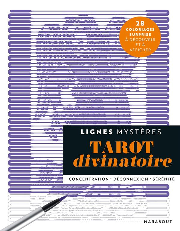 Tarot divinatoire. 28 coloriages surprise à découvrir et à afficher