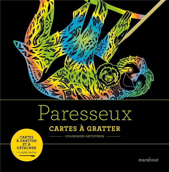 Paresseux. Avec 1 stylet