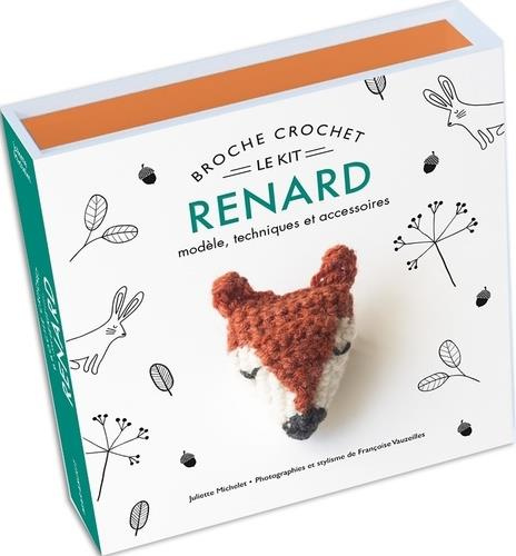 Broche crochet Renard. Modèle, technique et accessoires