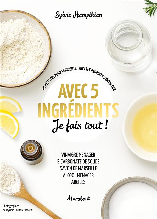 Avec 5 ingrédients je fais tout ! 60 recettes pour fabriquer tous ses produits d'entretien