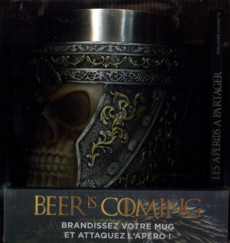 Beer is coming. Coffret avec 1 gros mug et 1 livre de recettes apéro