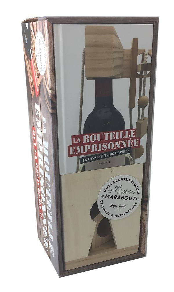 Coffret la bouteille emprisonnée. Le casse-tête de l'apéro