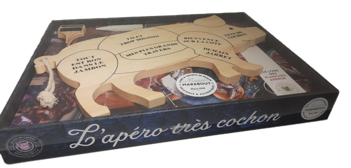 L'apéro très cochon. Coffret avec Le livre des planches apéros à partager entre amis, 1 planche apér