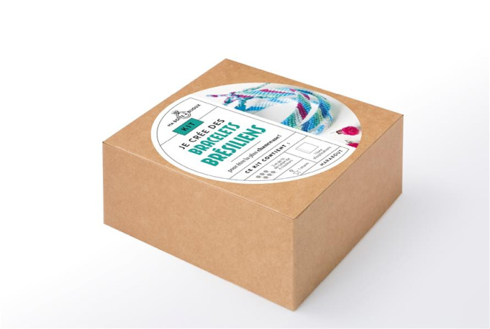 Je crée des bracelets brésiliens pour être la plus chanceuse ! Kit avec 2m de fil de coton de 6 coul