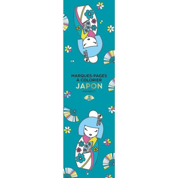 Marque-pages à colorier Japon
