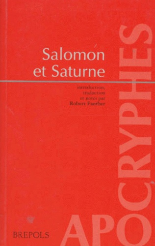 SALOMON ET SATURNE. Quatre dialogues en vieil-anglais