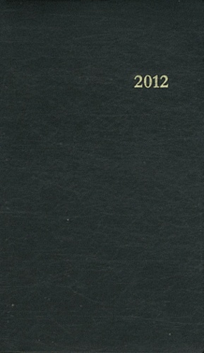 AGENDA DU CHRETIEN 2012-NOIR