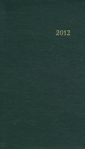 AGENDA DU CHRETIEN 2012-VERT