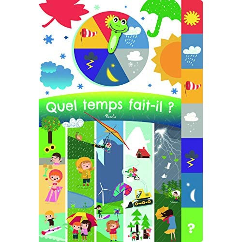 Quel temps fait-il ? Mon livre horloge