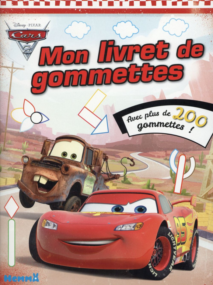 Cars 2. Mon livret de gommettes