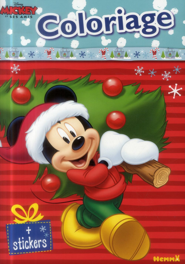 Mickey et ses amis, coloriage avec stickers