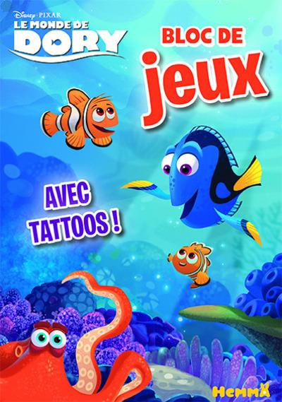 Le monde de Dory. Bloc de jeux avec tattoos !