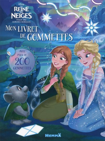 Disney La Reine des Neiges : La magie des aurores boréales. Mon livret de gommettes