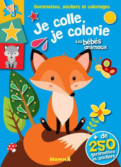 Je colle, je colorie les bébés animaux