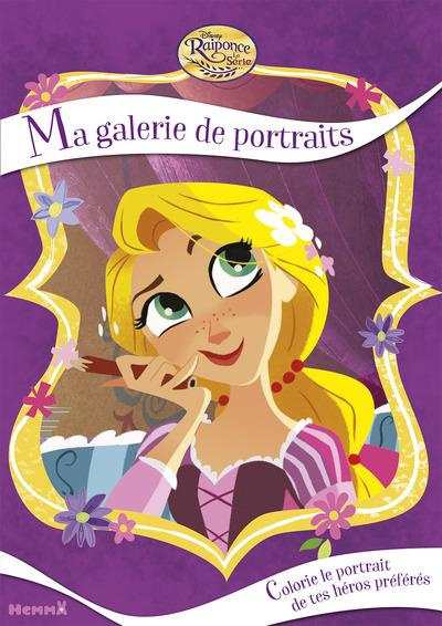 Ma galerie de portraits Raiponce la Série. Colorie le portrait de tes héros préférés