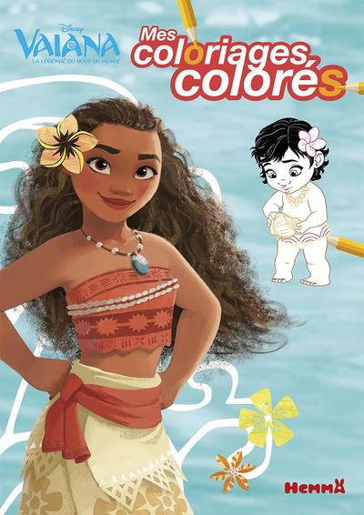 Mes coloriages colorés Vaiana