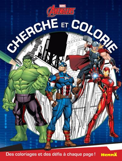 Marvel Avengers. Des coloriages et des défis à chaque page !