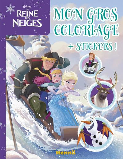 Mon gros coloriage La Reine des Neiges   stickers !