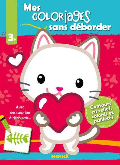 Mes coloriages sans déborder Chat