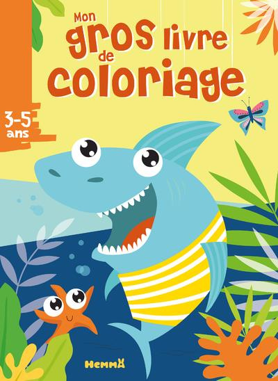 Mon gros livre de coloriage requin