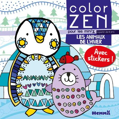 Les animaux de l'hiver. Avec stickers !