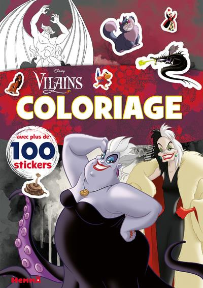 Disney Vilains Coloriage. Avec plus de 100 stickers