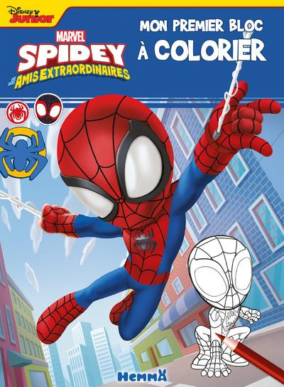 Mon premier bloc à colorier Spidey et ses amis extraordinaires - Spidey toile