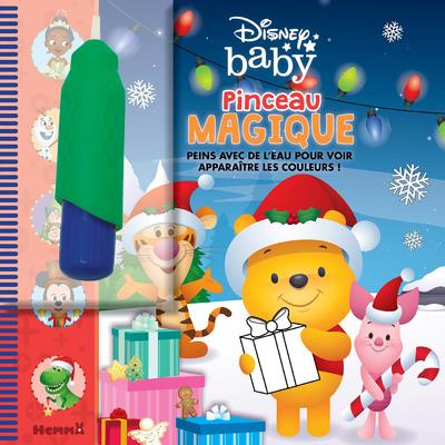 Disney Baby Noël. Peins avec de l'eau pour voir apparaître les couleurs ! Avec 1 pinceau