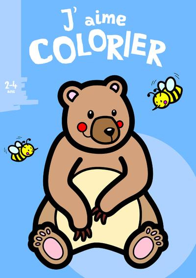 J'aime colorier ours brun