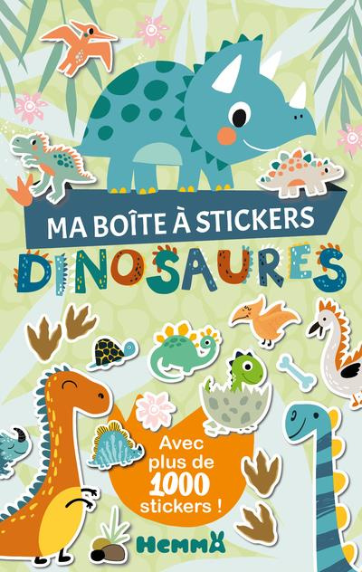 MA BOITE A STICKERS - DINOSAURES - AVEC PLUS DE 1000 STIKERS !
