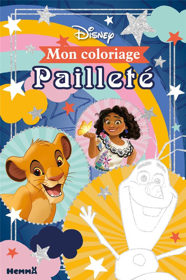 Mon coloriage pailleté Disney