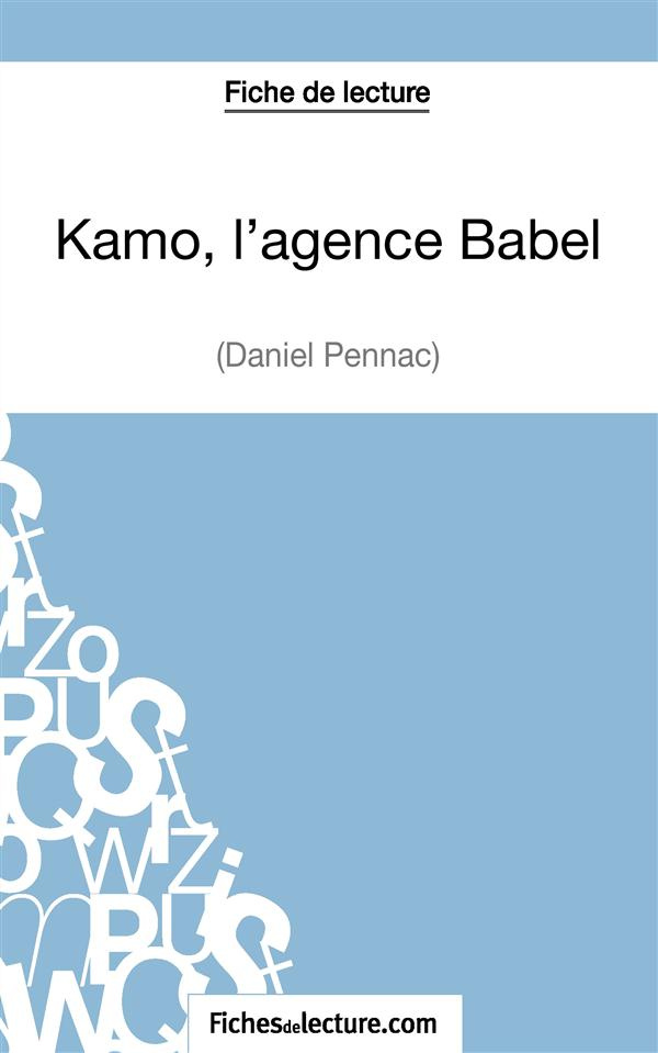 Kamo, l'agence Babel. Analyse complète de l'oeuvre