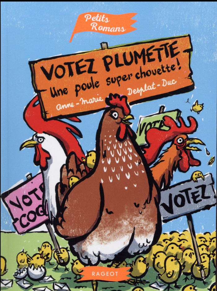Votez plumette, une poule super chouette !